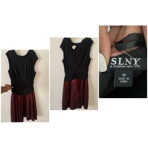 ✨Black and Wine Beaded Women’s Dress✨